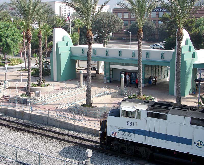 Burbank Train Station Burbank, California.