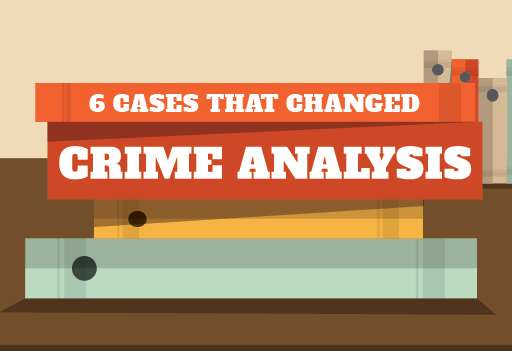 an infographic title from an article titled "6 Cases That Changed Crime Analysis".