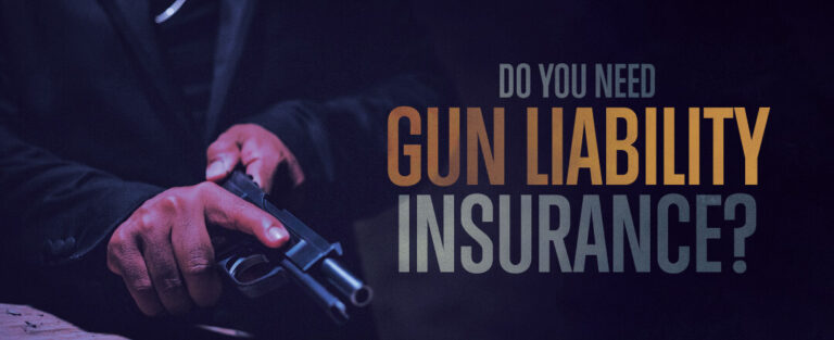 A banner of a guide entitled "Do You Need Gun Liability Insurance?"
