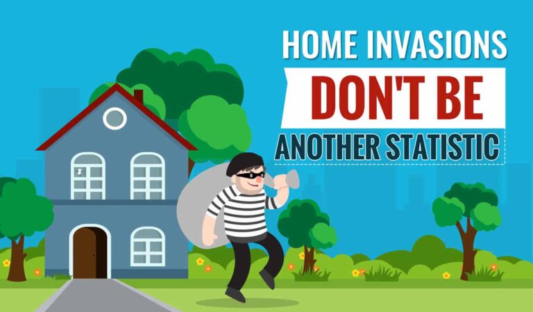 Guide covering home invasion statistics, risks, and home security recommendations.