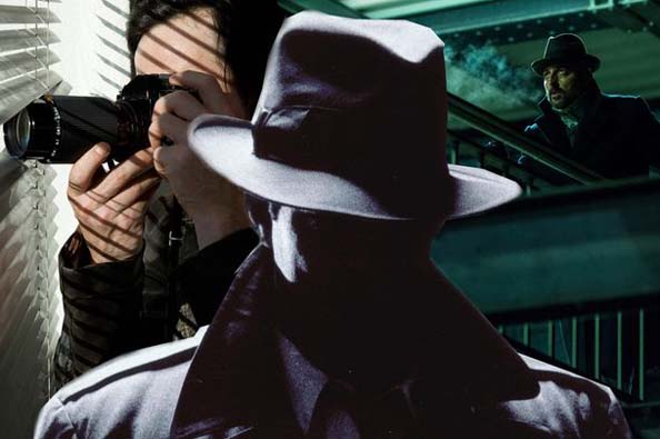 Professional private detective conducting a confidential investigation with discretion.