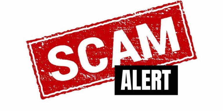 An element of scam alert