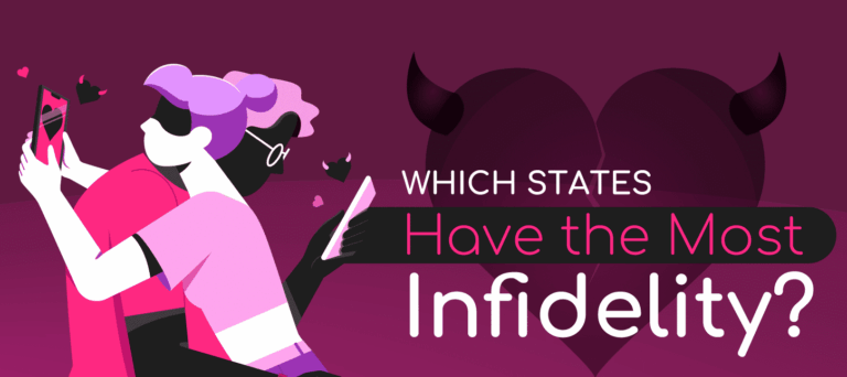 A banner image having the title "Which States have the Most Infidelity" on it