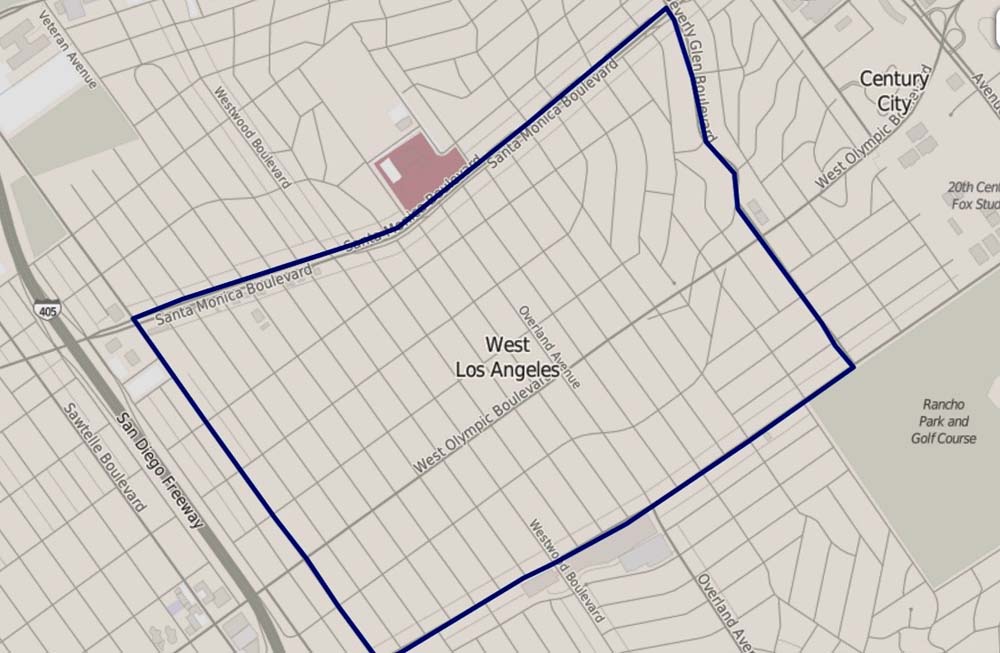 West Los Angeles cityscape