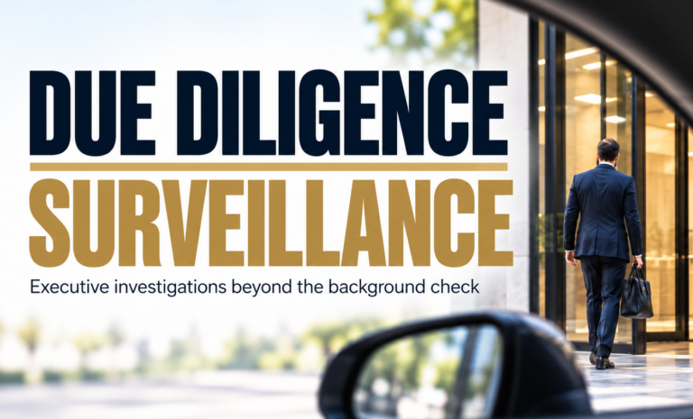 Executive Surveillance Due Dilligence